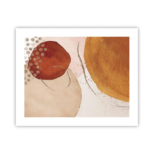 Poster - Rundheit und Bewegung - 50x40 cm