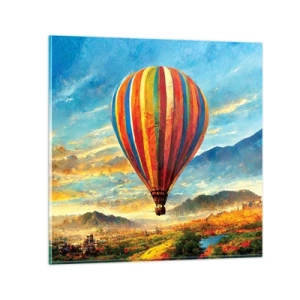 Glasbild - Bild auf glas - In der Stille sieht man mehr - 40x40 cm