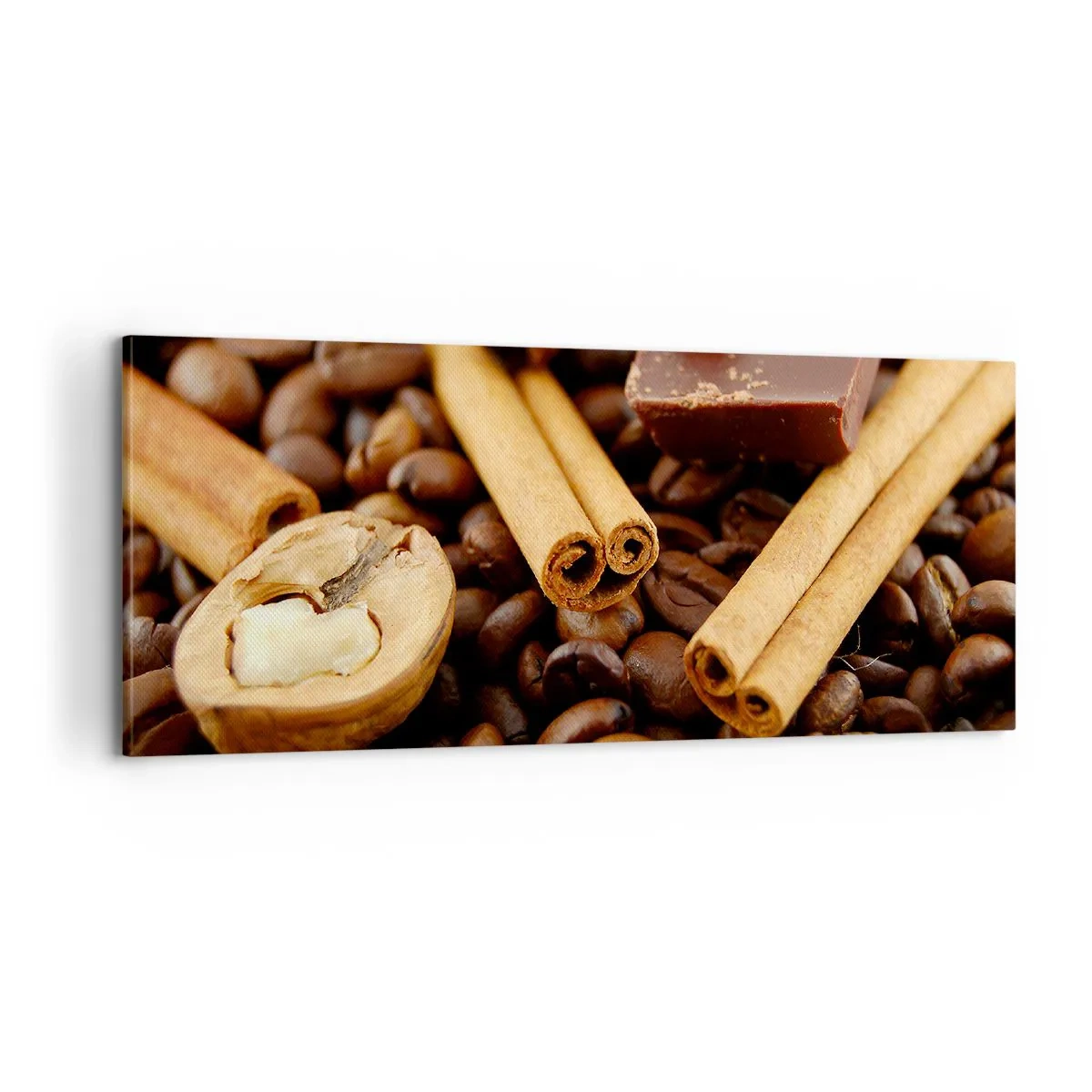 Bild auf Leinwand - Leinwandbild - Konzert der Aromen - 100x40 cm