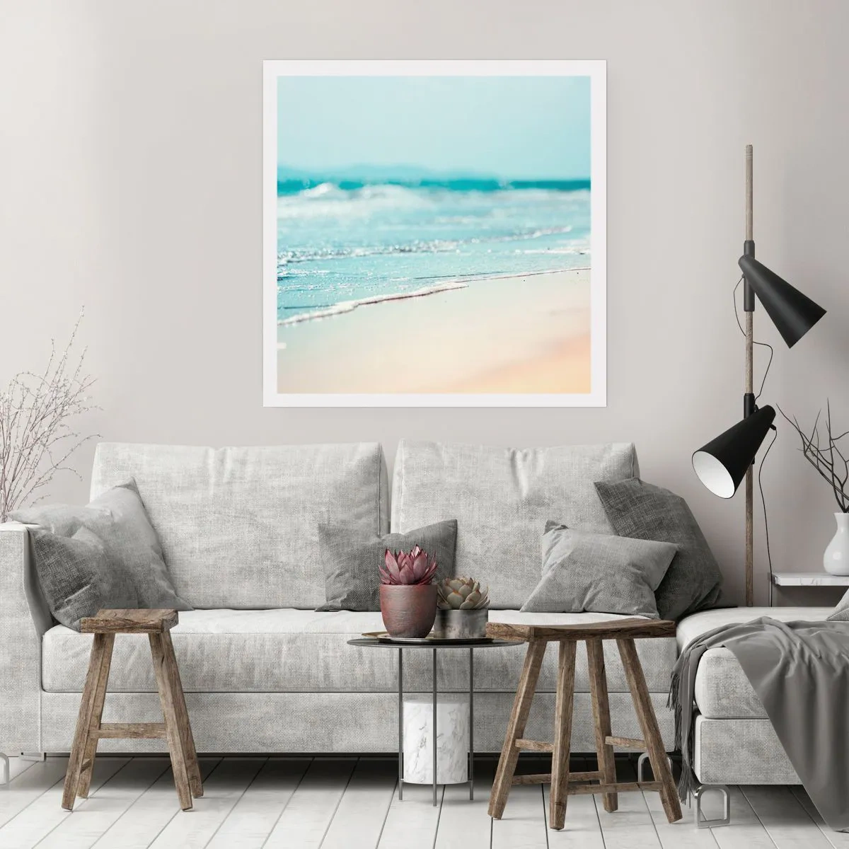 Poster - Hitze und Lärm - 30x30 cm