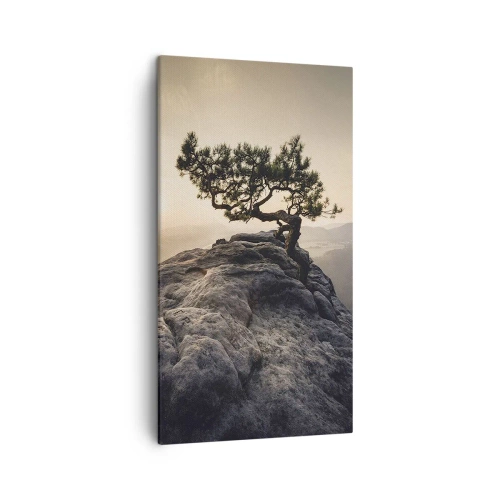 Bild auf Leinwand - Leinwandbild - Das Leben gewinnt immer - 45x80 cm