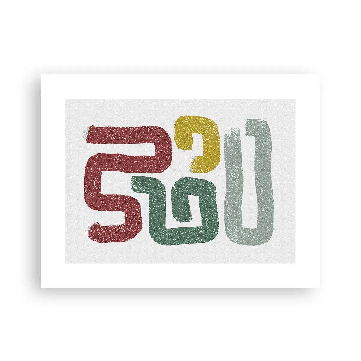 Poster - In einer unbekannten Sprache - 40x30 cm