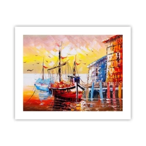 Poster - Glückliche Rückkehr - 50x40 cm