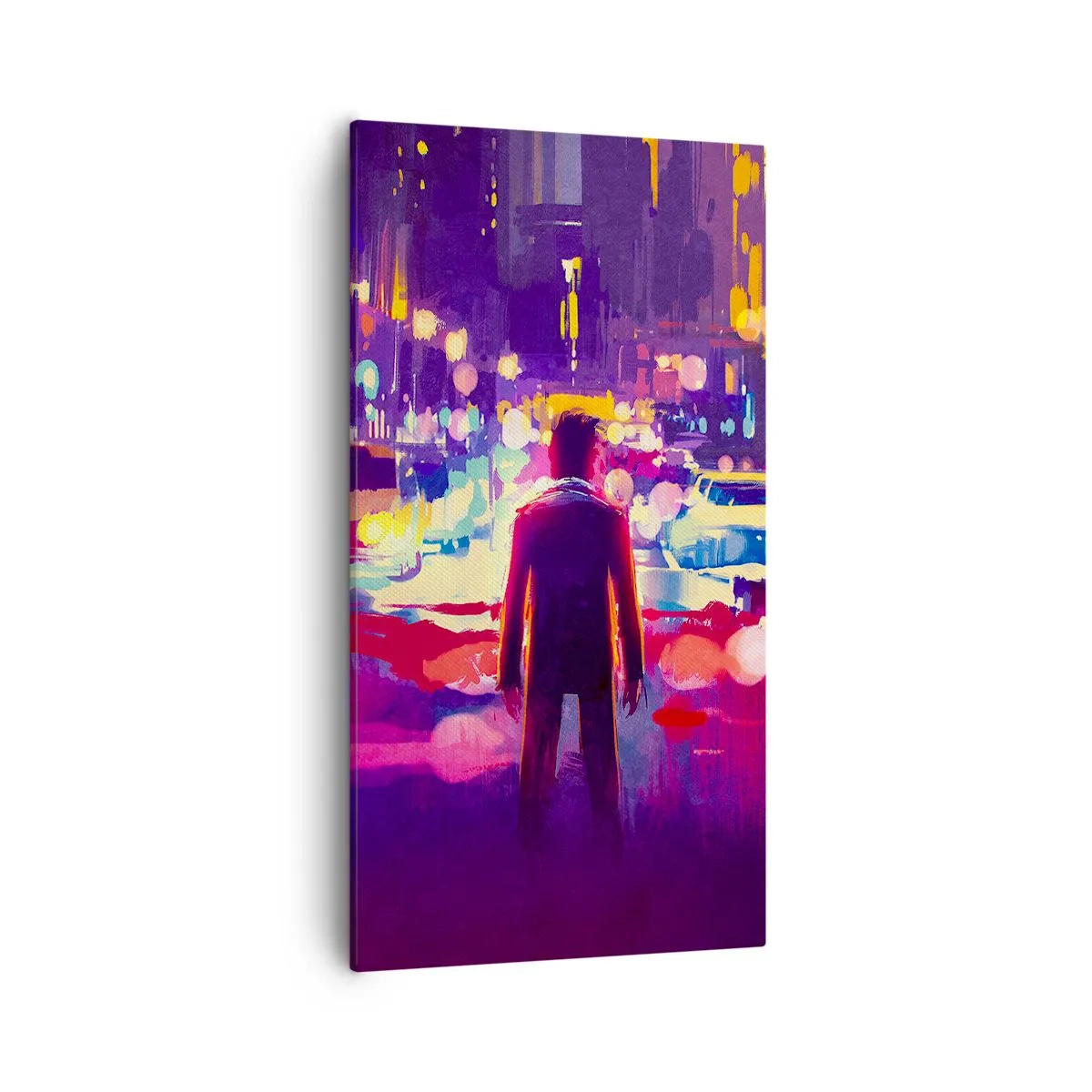 Bild auf Leinwand - Leinwandbild - Eingetaucht in das Licht - 55x100 cm