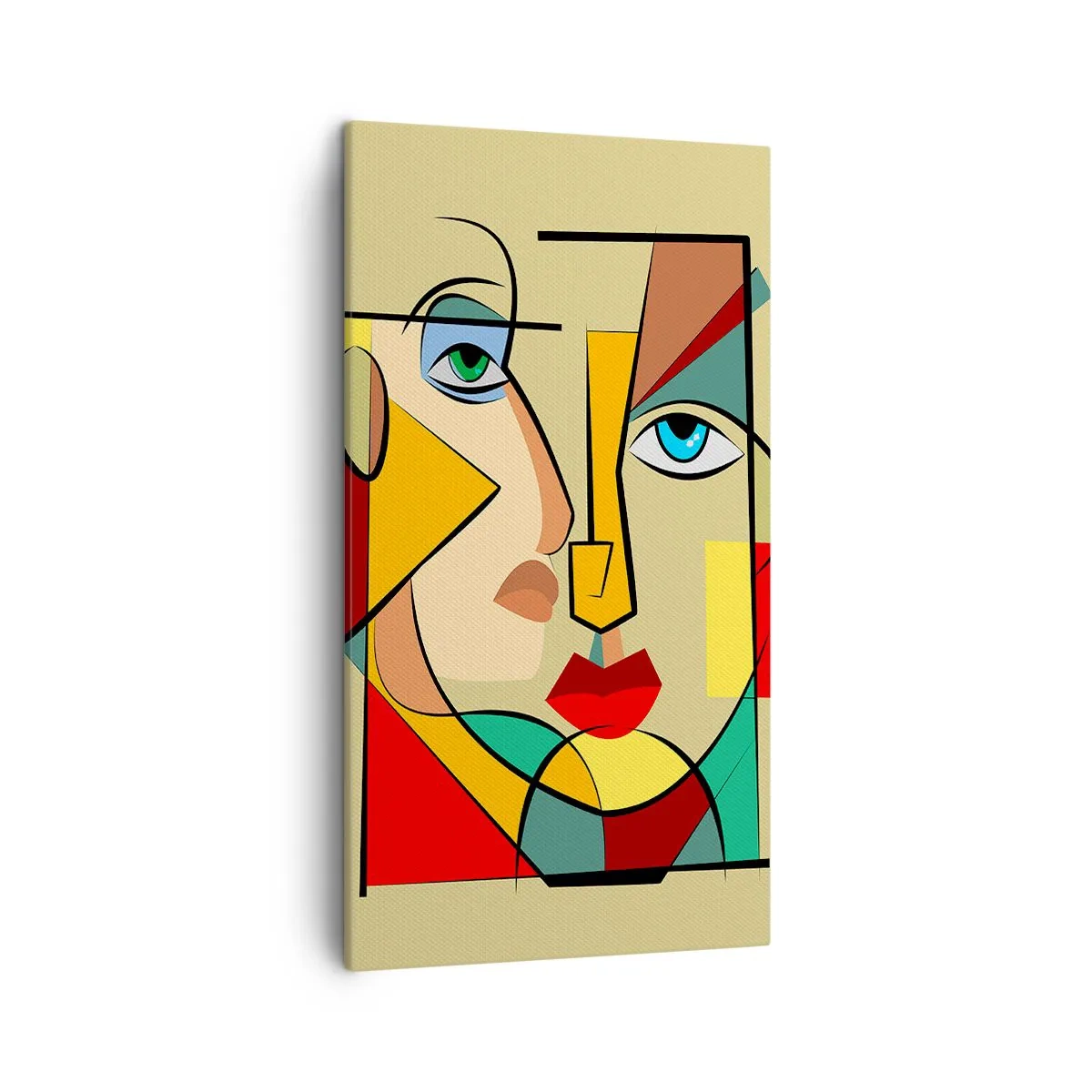 Bild auf Leinwand - Leinwandbild - Passendes Paar - 45x80 cm