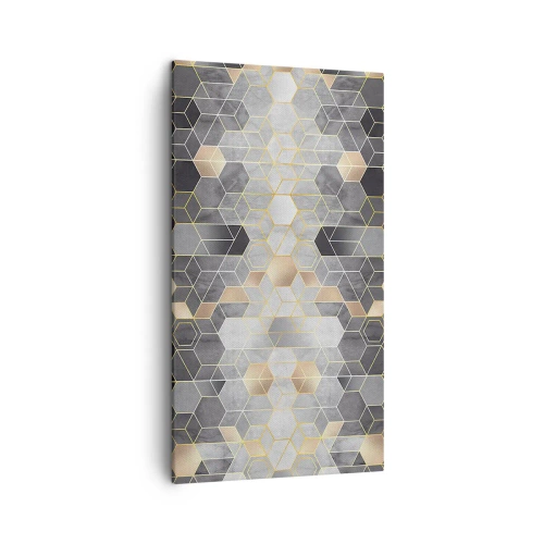 Bild auf Leinwand - Leinwandbild - Diamant-Komposition - 45x80 cm