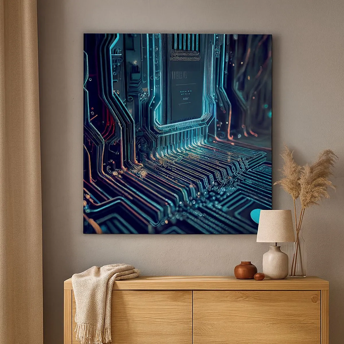 Bild auf Leinwand - Leinwandbild - Ich denke nur… - 30x30 cm