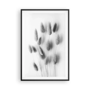 Poster in einem schwarzem Rahmen - Eure flauschige Grashoheit - 61x91 cm