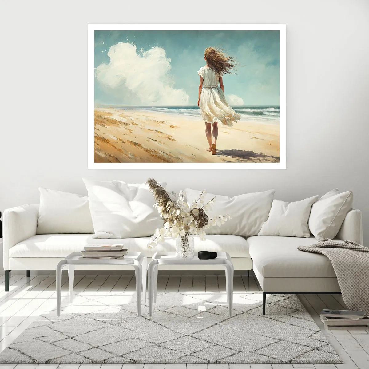Poster - Der Sonne und dem Wind begegnen - 91x61 cm