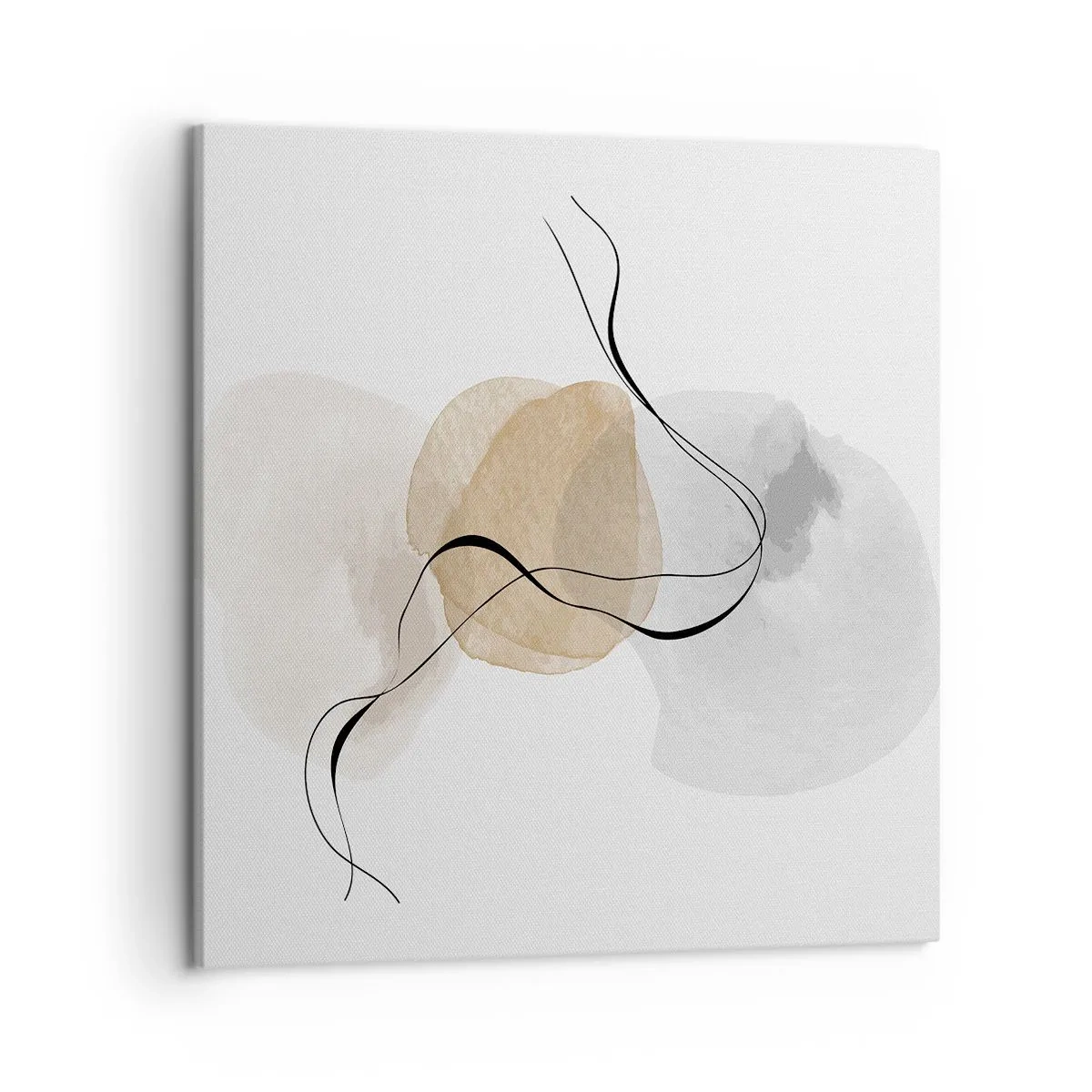 Bild auf Leinwand - Leinwandbild - Luftperlen - 50x50 cm