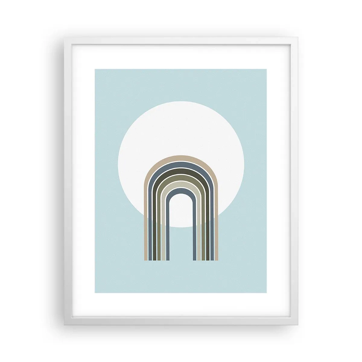 Poster in einem weißen Rahmen - Unwiderstehliche Anziehungskraft - 40x50 cm