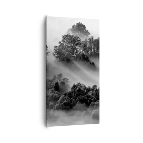 Bild auf Leinwand - Leinwandbild - Aufstehend aus dem Schlaf - 65x120 cm