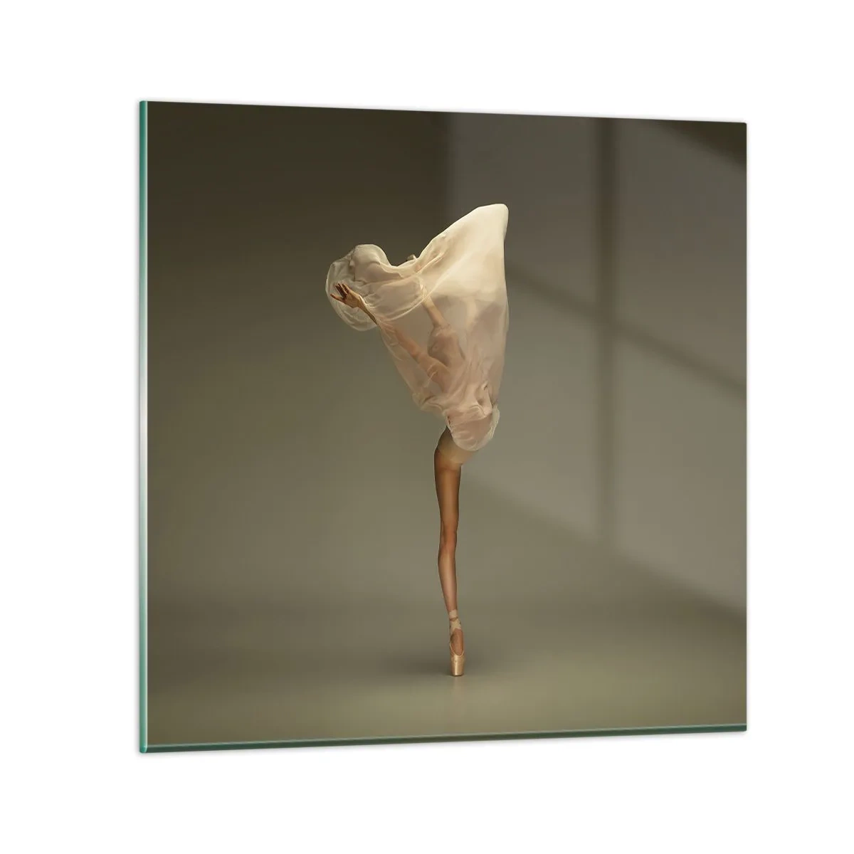 Glasbild - Bild auf glas - Es wird bald auffliegen - 50x50 cm