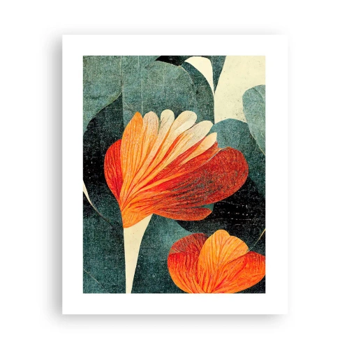 Poster - Hitze der Tropen und Kühle des Grüns - 40x50 cm