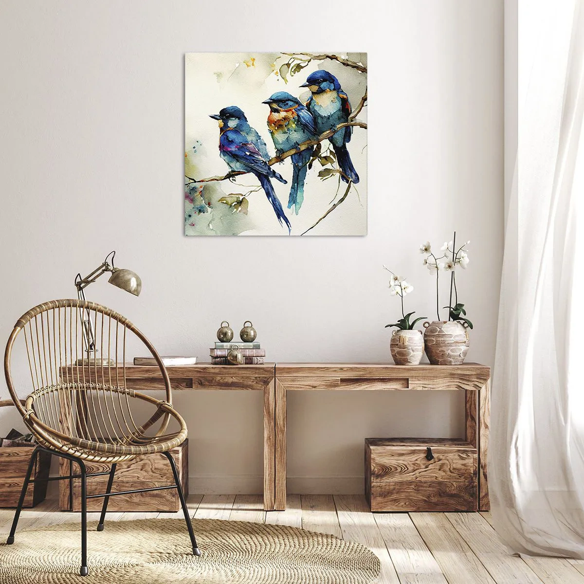 Bild auf Leinwand - Leinwandbild - War er beleidigt? - 60x60 cm