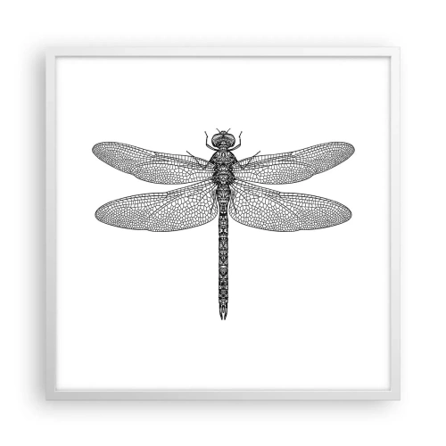 Poster in einem weißen Rahmen - Präzision der Natur - 60x60 cm