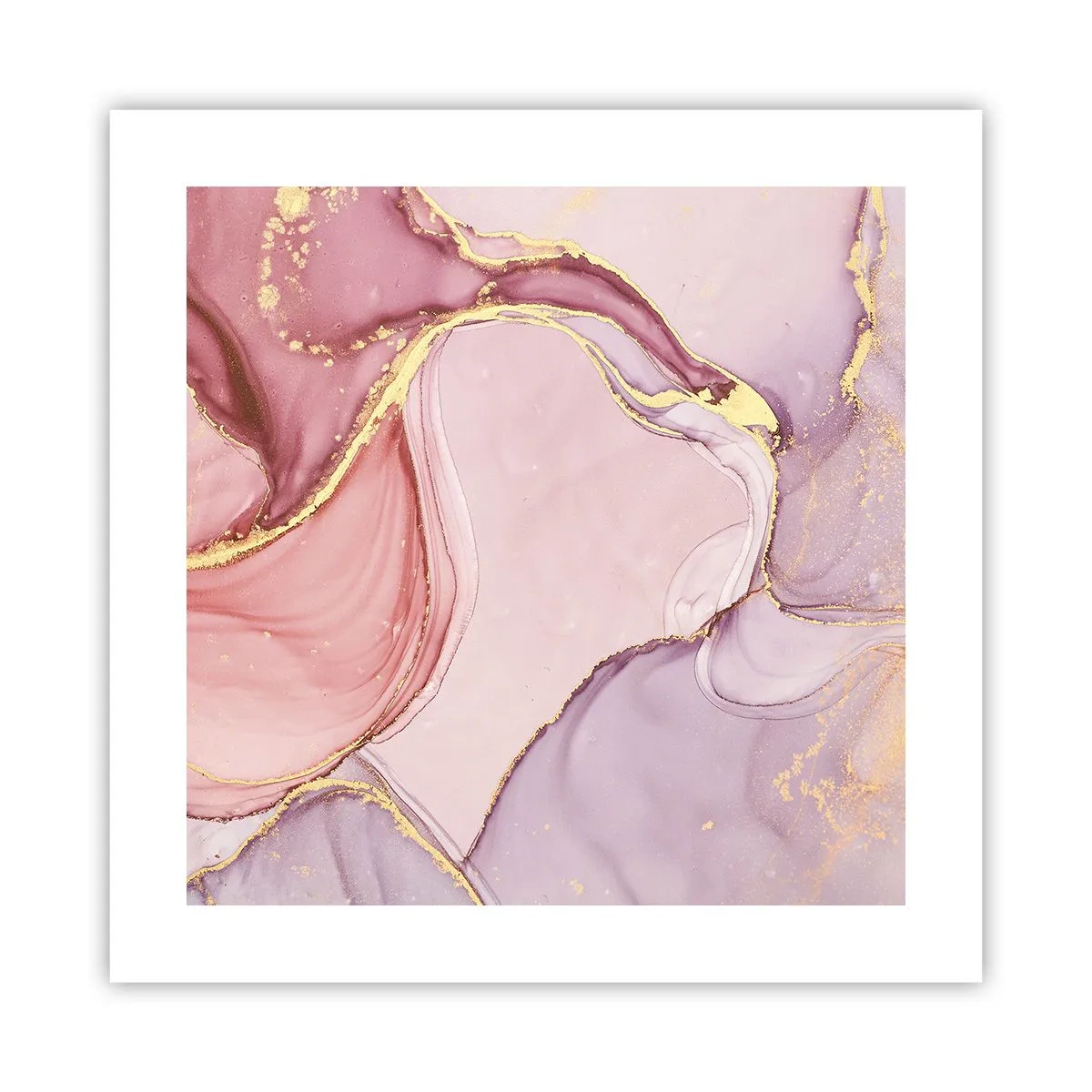 Poster - Eine Liebkosung der Farben - 40x40 cm