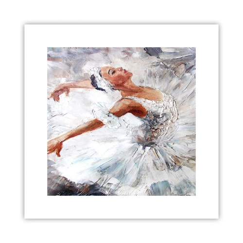 Poster - Zart und leicht wie Tüll - 30x30 cm