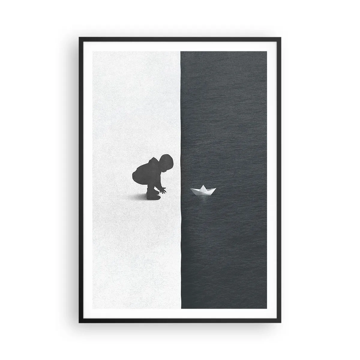 Poster in einem schwarzem Rahmen - Tolle Expedition - 70x100 cm