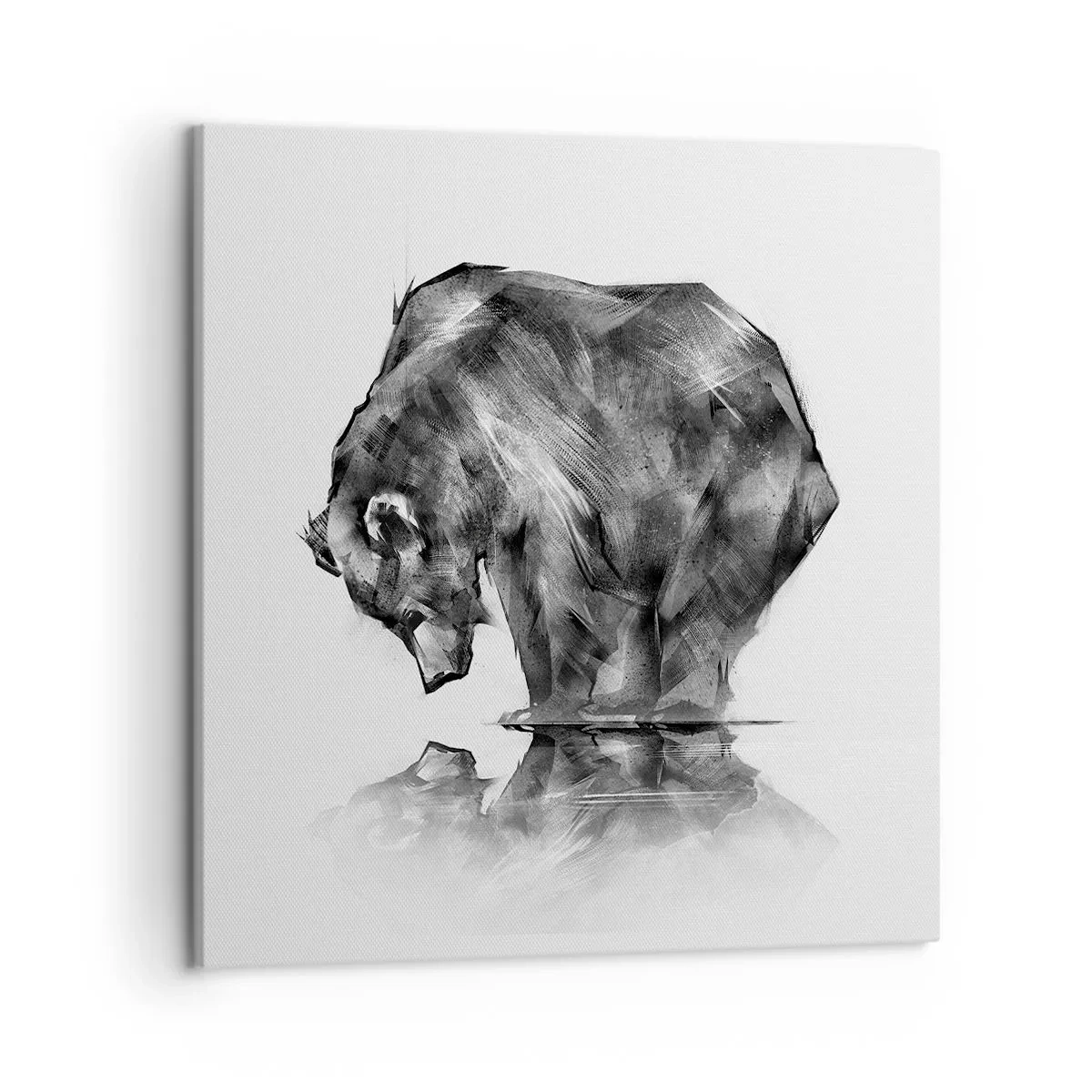 Bild auf Leinwand - Leinwandbild - Schön, jemanden in der Nähe zu sehen - 50x50 cm