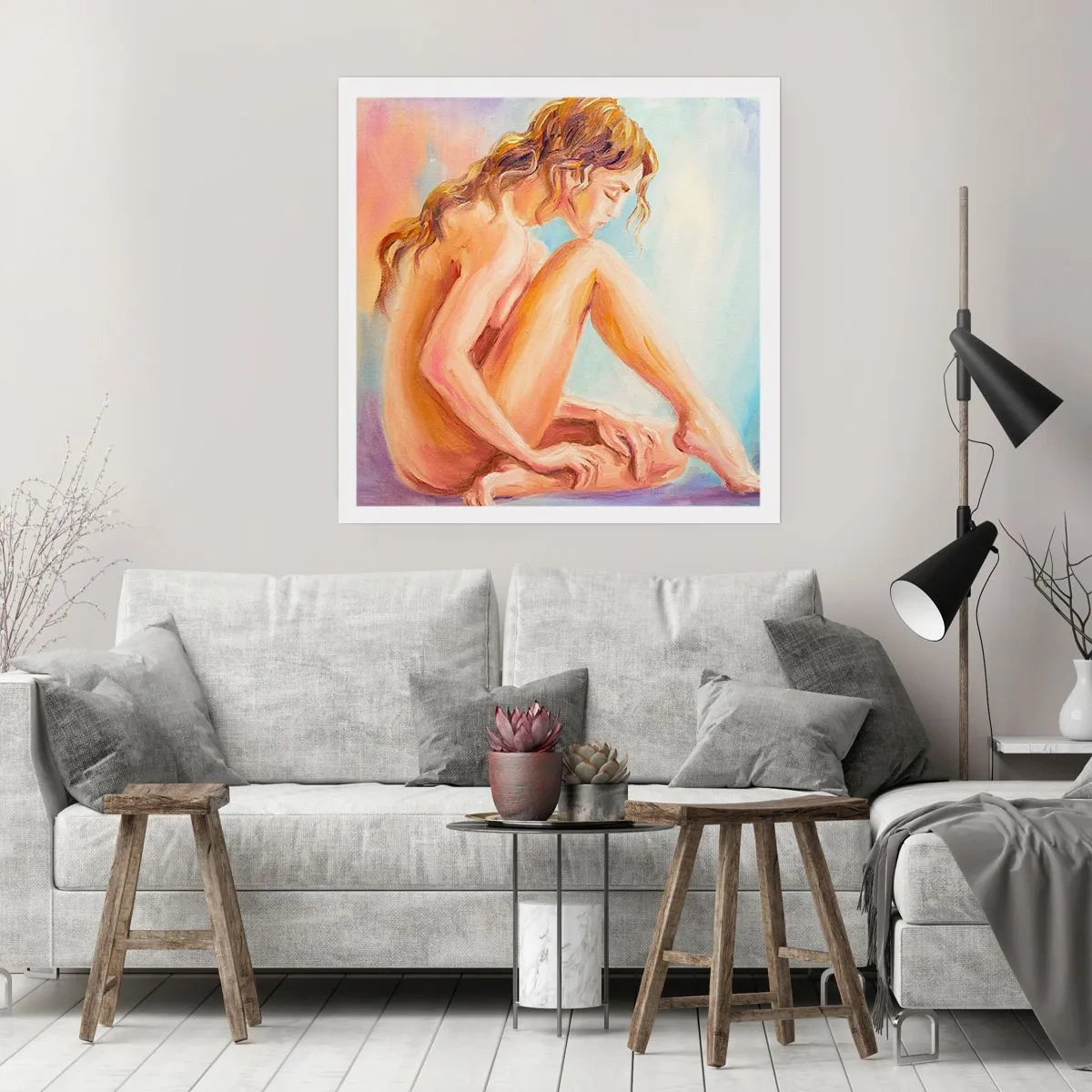 Poster - Akt der Jugend - 30x30 cm