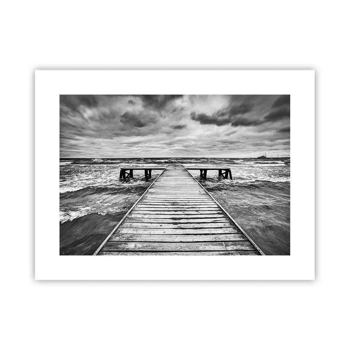 Poster - Ich warte darauf, dass der Wind wegjagt... - 40x30 cm