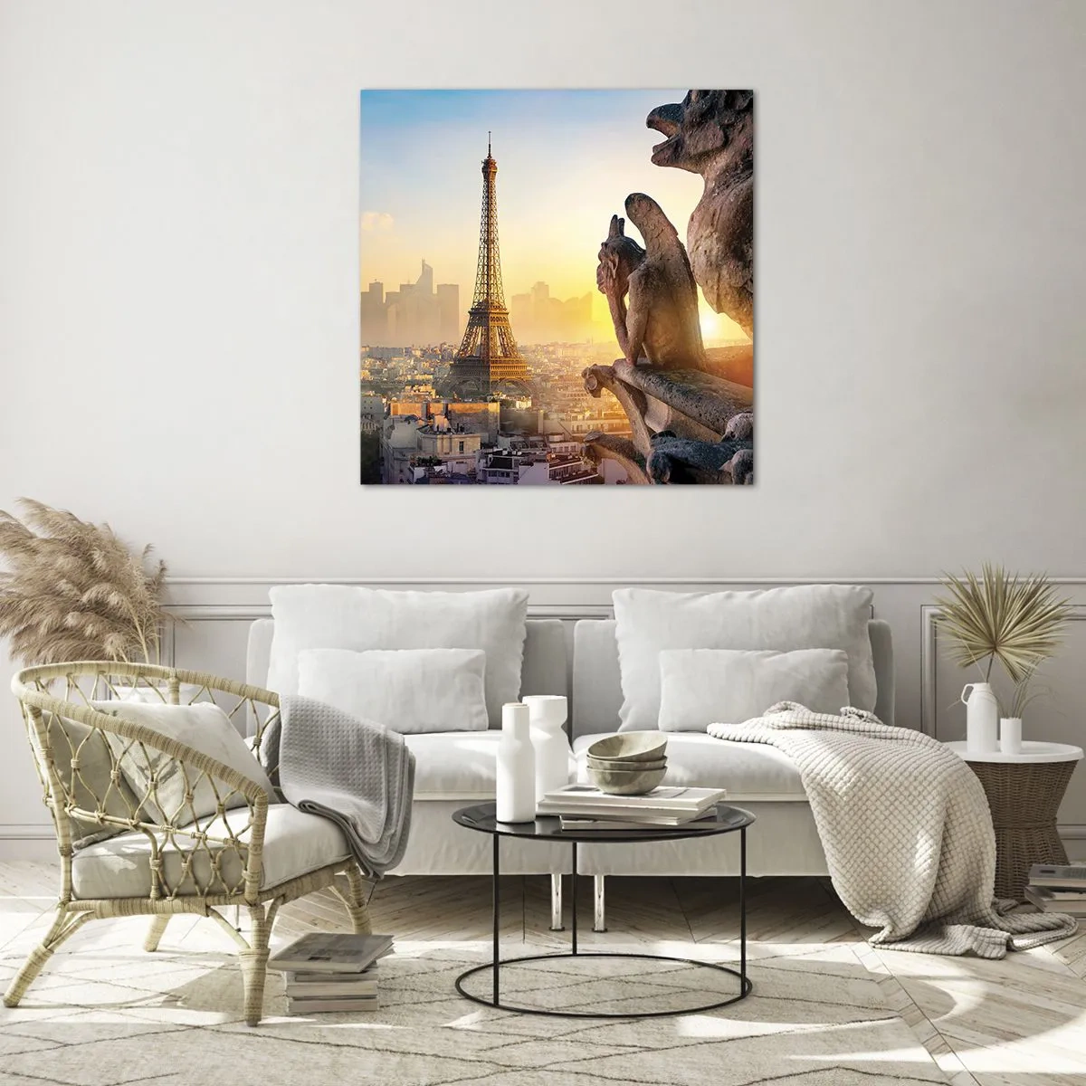 Glasbild - Bild auf glas - Vieles hat sich geändert ... - 70x70 cm