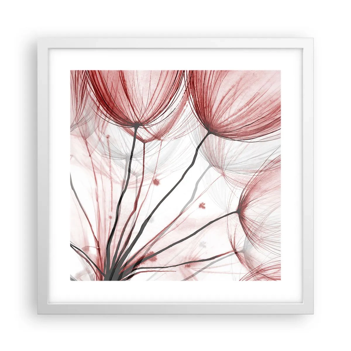 Poster in einem weißen Rahmen - Vor der Abfahrt - 40x40 cm