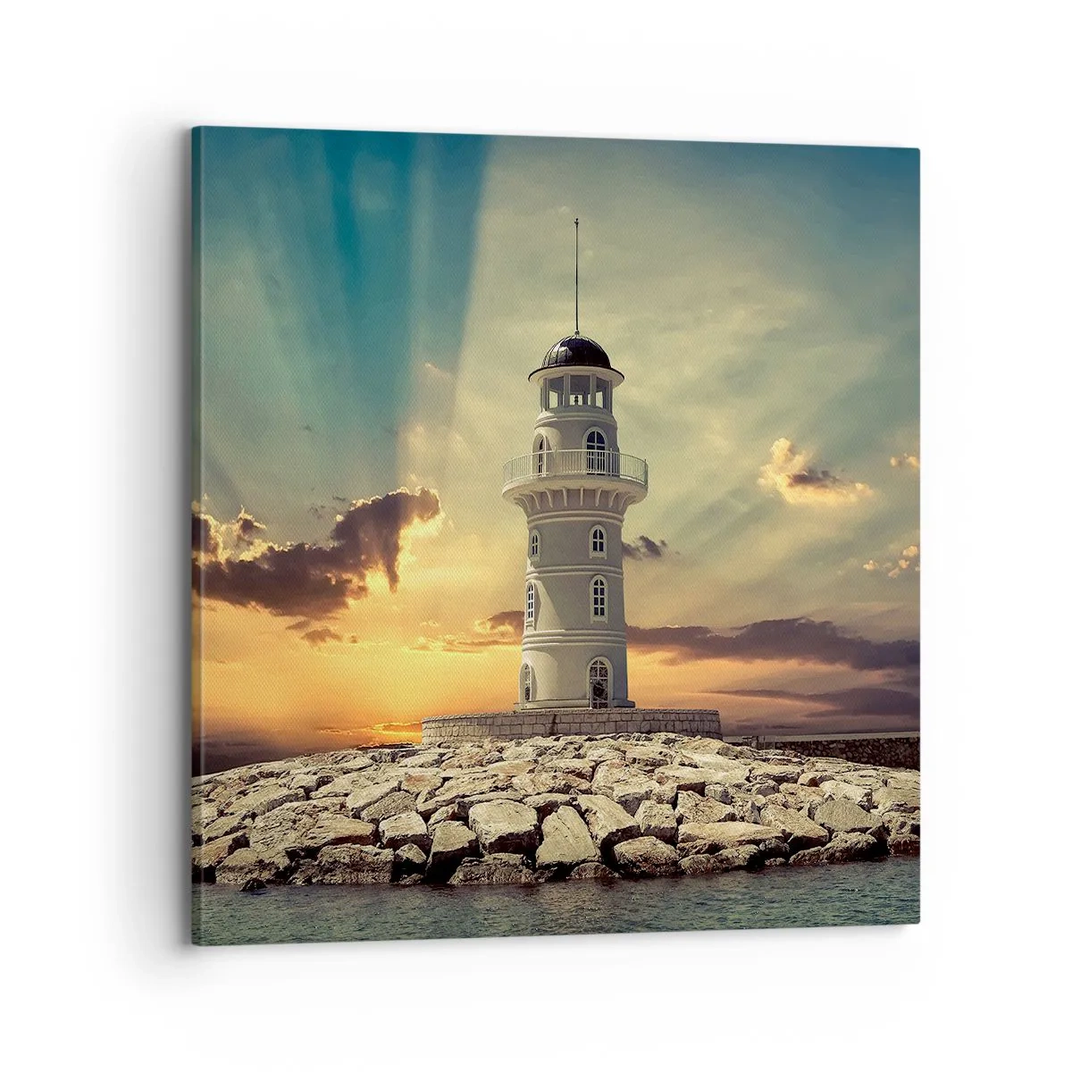 Bild auf Leinwand - Leinwandbild - Licht - Gut - Schönheit - 70x70 cm