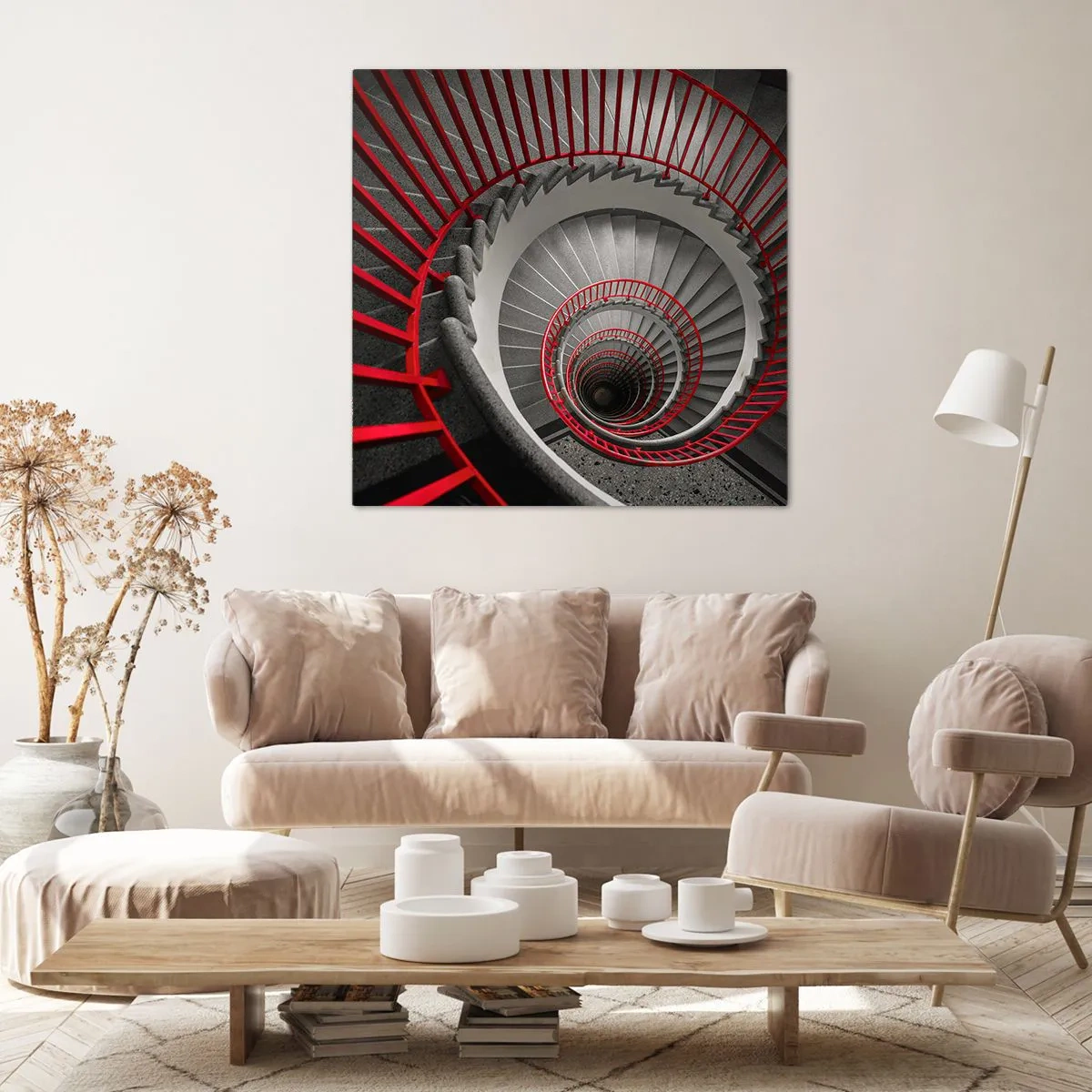 Bild auf Leinwand - Leinwandbild - Architekturspaß - 30x30 cm