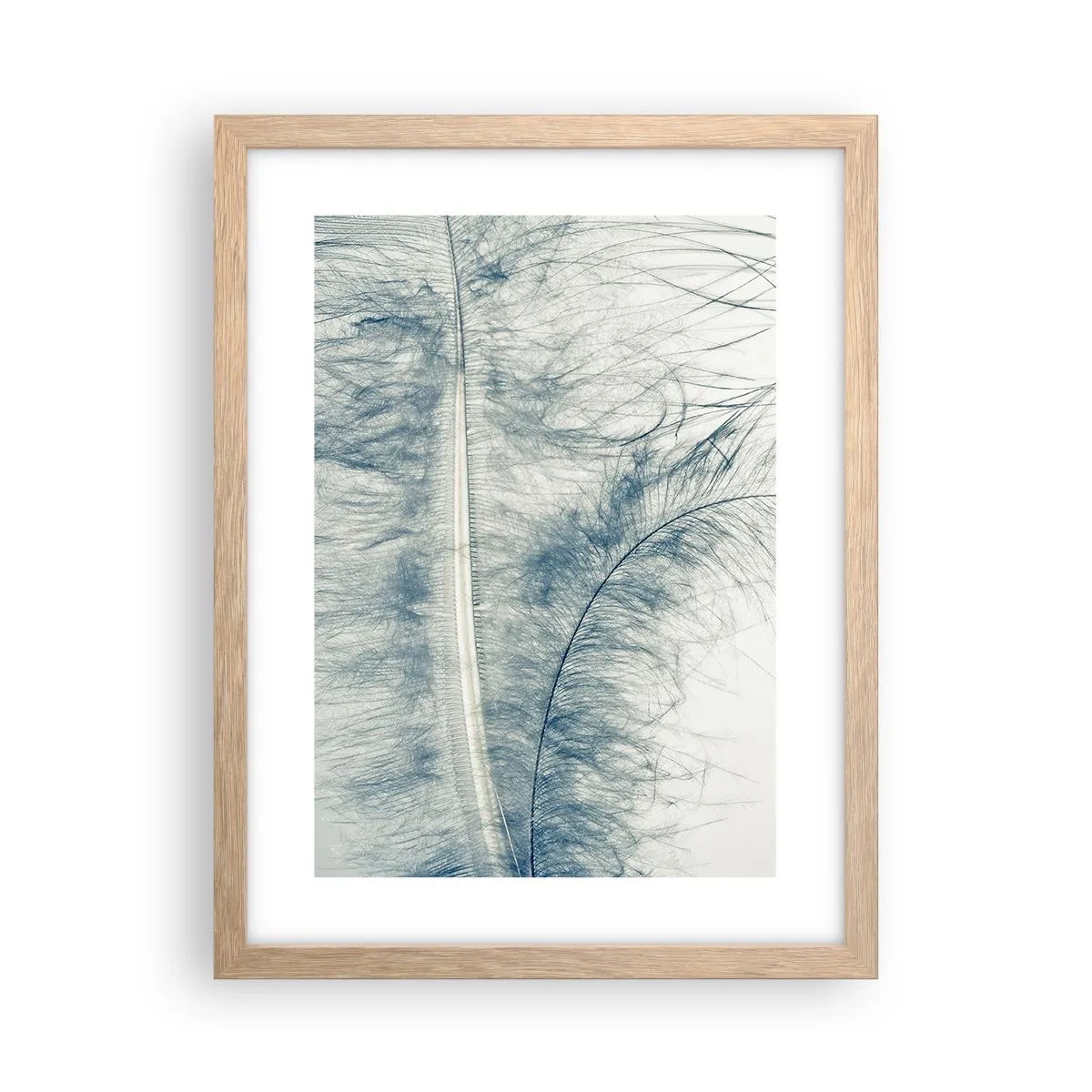 Poster in einem Rahmen aus heller Eiche - Flüstern der Natur - 30x40 cm