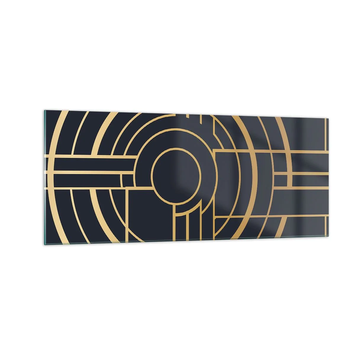 Glasbild - Bild auf glas - Wendungen der Dinge - 100x40 cm