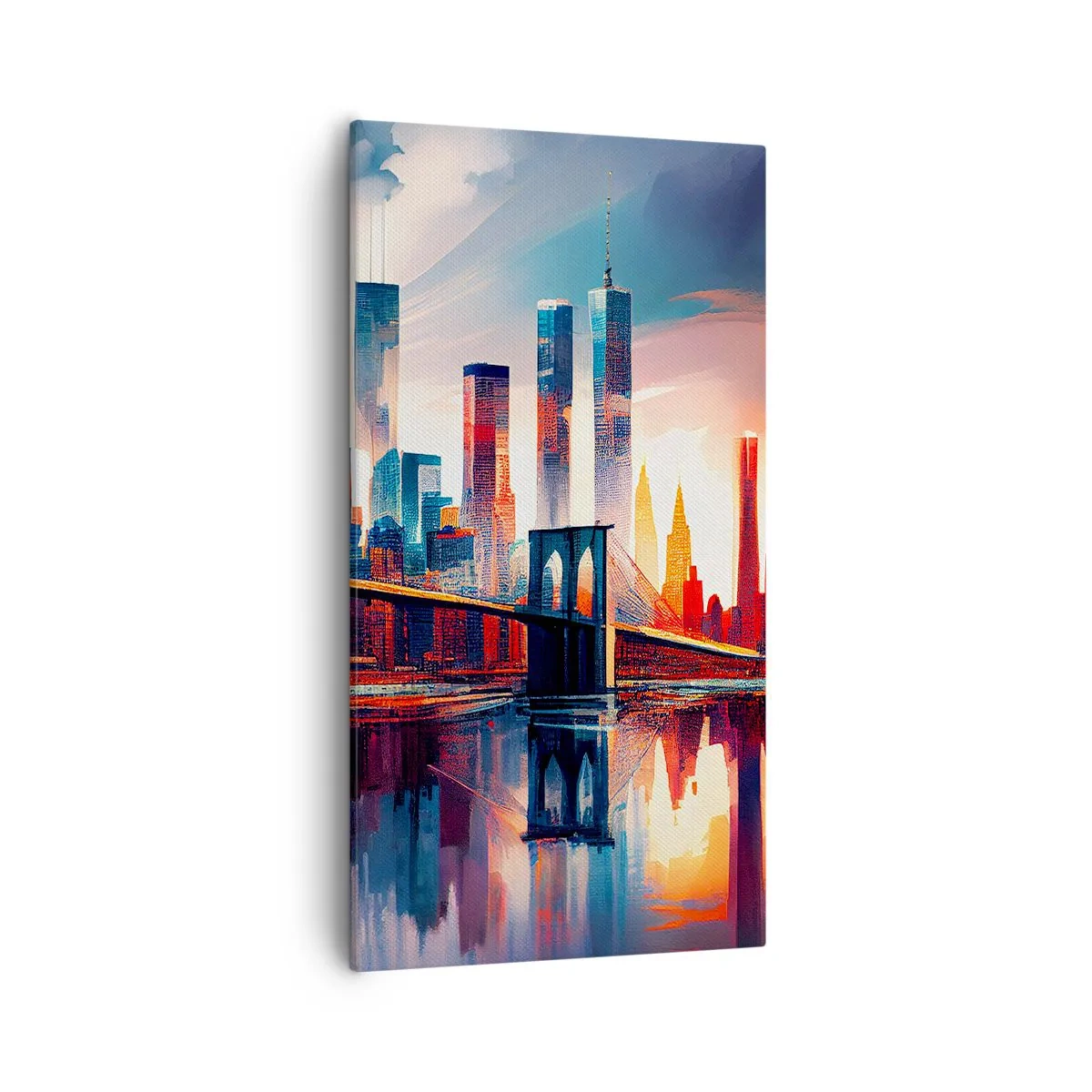 Bild auf Leinwand - Leinwandbild - Traumhaftes New York - 55x100 cm