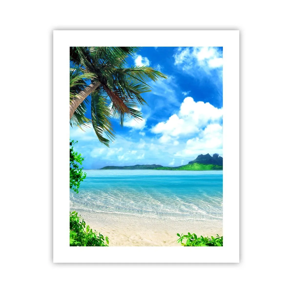 Poster - Das Azurblau der Tropen - 40x50 cm