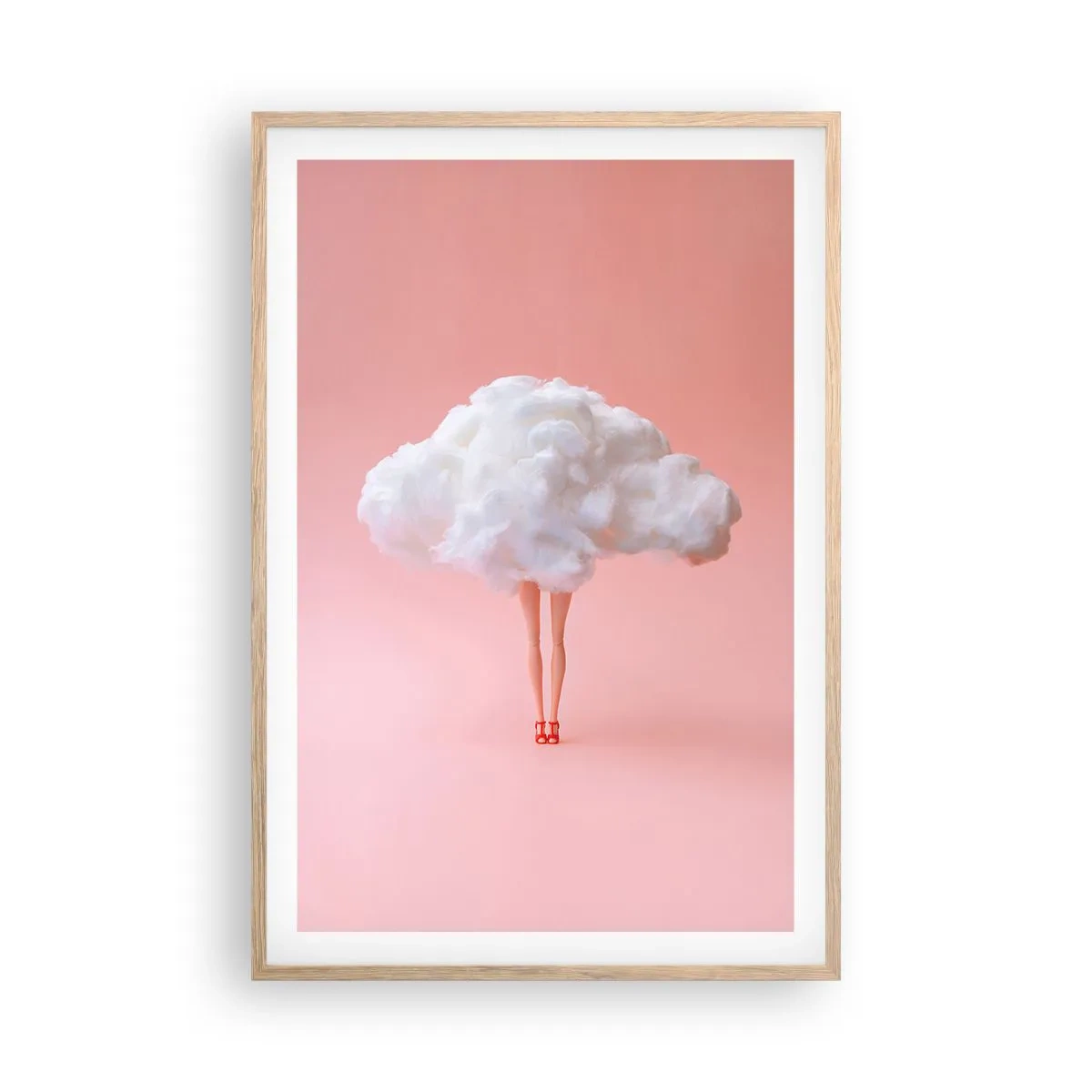 Poster in einem Rahmen aus heller Eiche - Süßes Versprechen - 61x91 cm