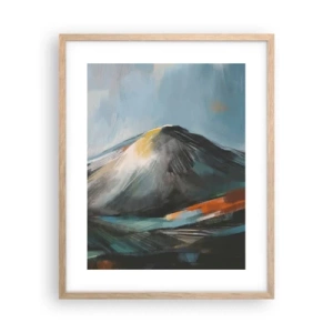 Poster in einem Rahmen aus heller Eiche - Roh und schön - 40x50 cm