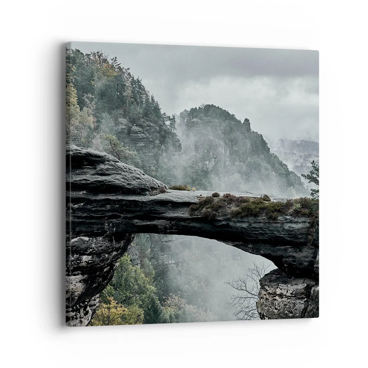 Bild auf Leinwand - Leinwandbild - Abenteuer beginnt gleich - 40x40 cm