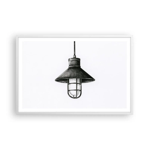 Poster in einem weißen Rahmen - Wie vor Jahren… - 91x61 cm