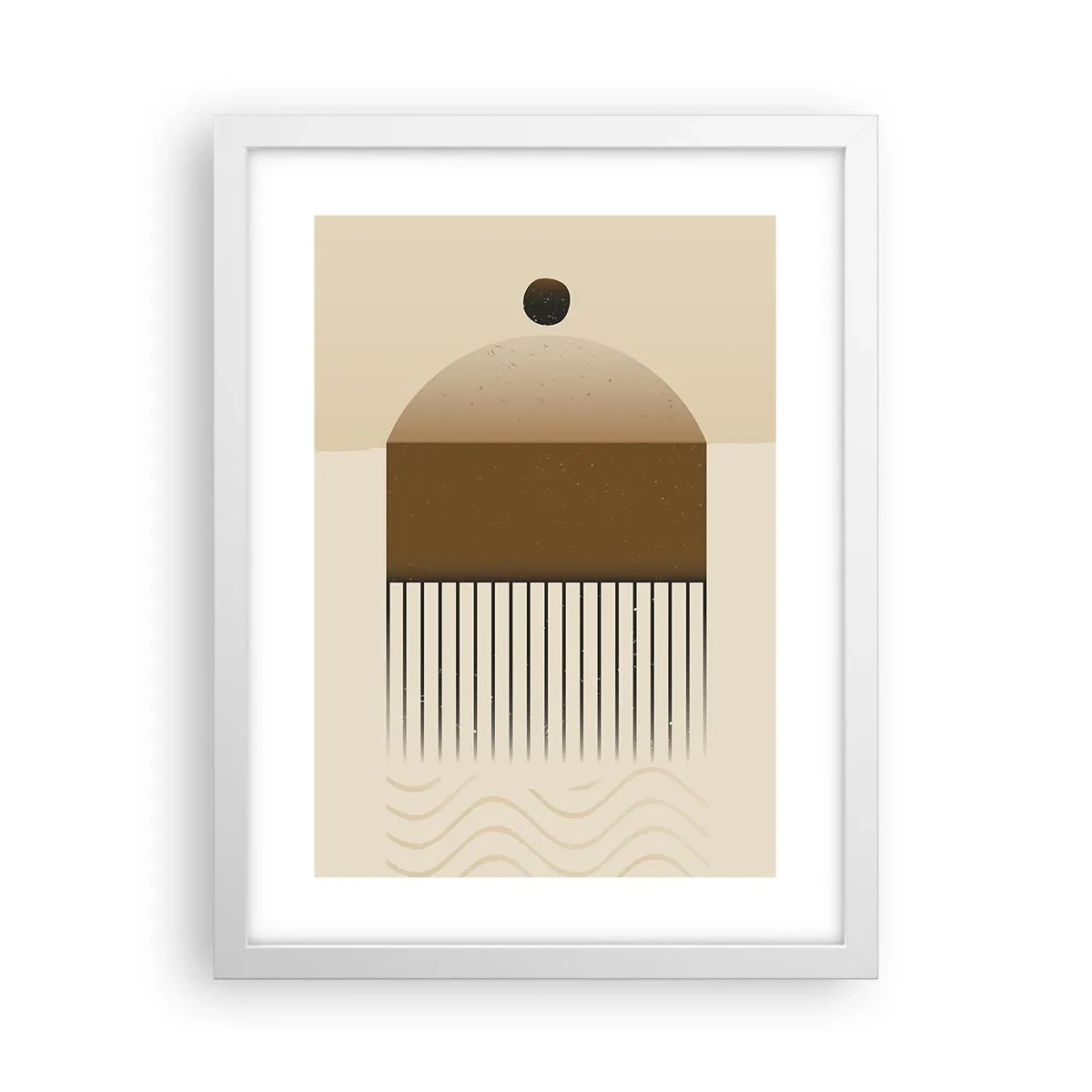 Poster in einem weißen Rahmen - Verschiedene Staaten - 30x40 cm