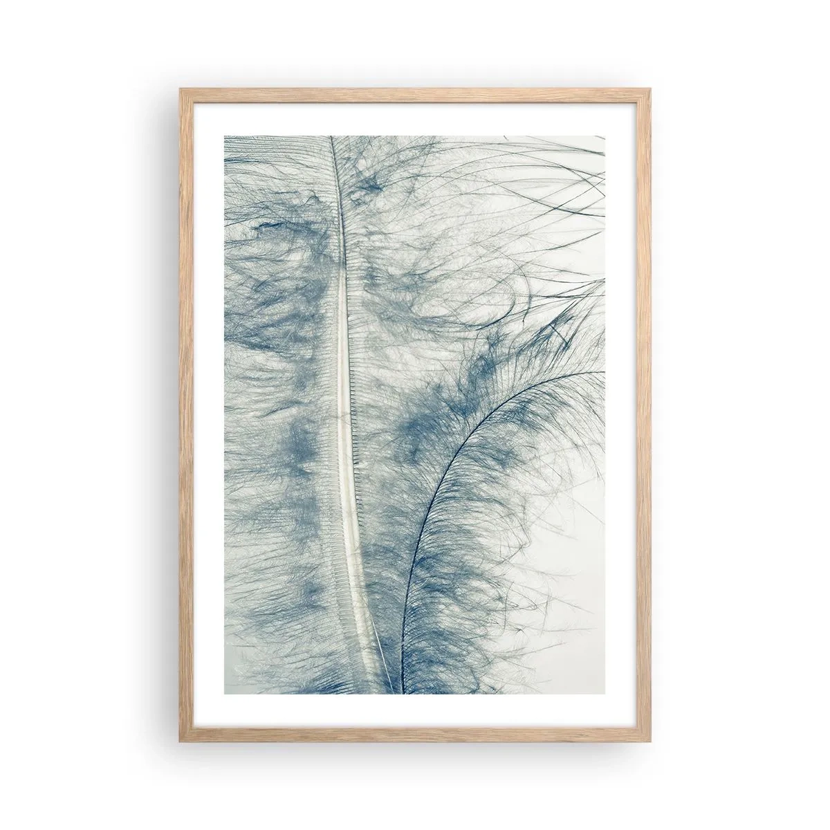 Poster in einem Rahmen aus heller Eiche - Flüstern der Natur - 50x70 cm