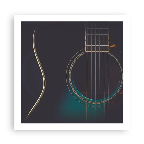 Poster - Einen Moment bevor es ertönt - 60x60 cm