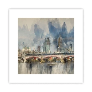 Poster - London in seiner ganzen Pracht - 30x30 cm