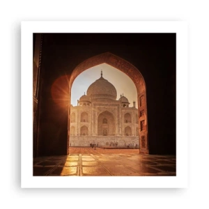 Poster - Denkmal der überirdischen Liebe - 50x50 cm