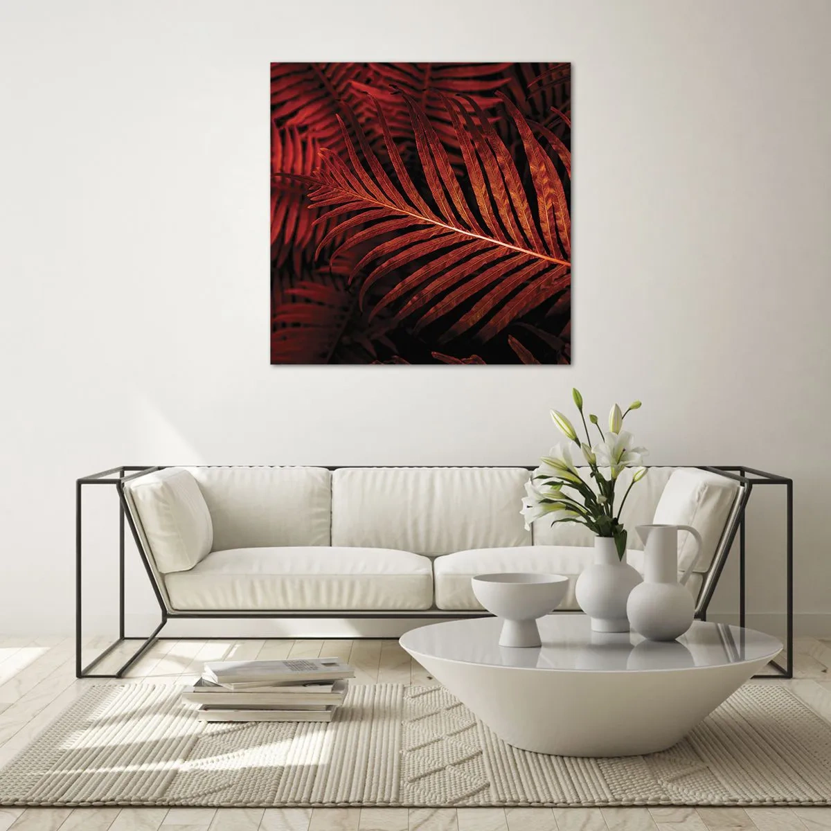 Glasbild - Bild auf glas - Die Hitze des Lebens - 60x60 cm