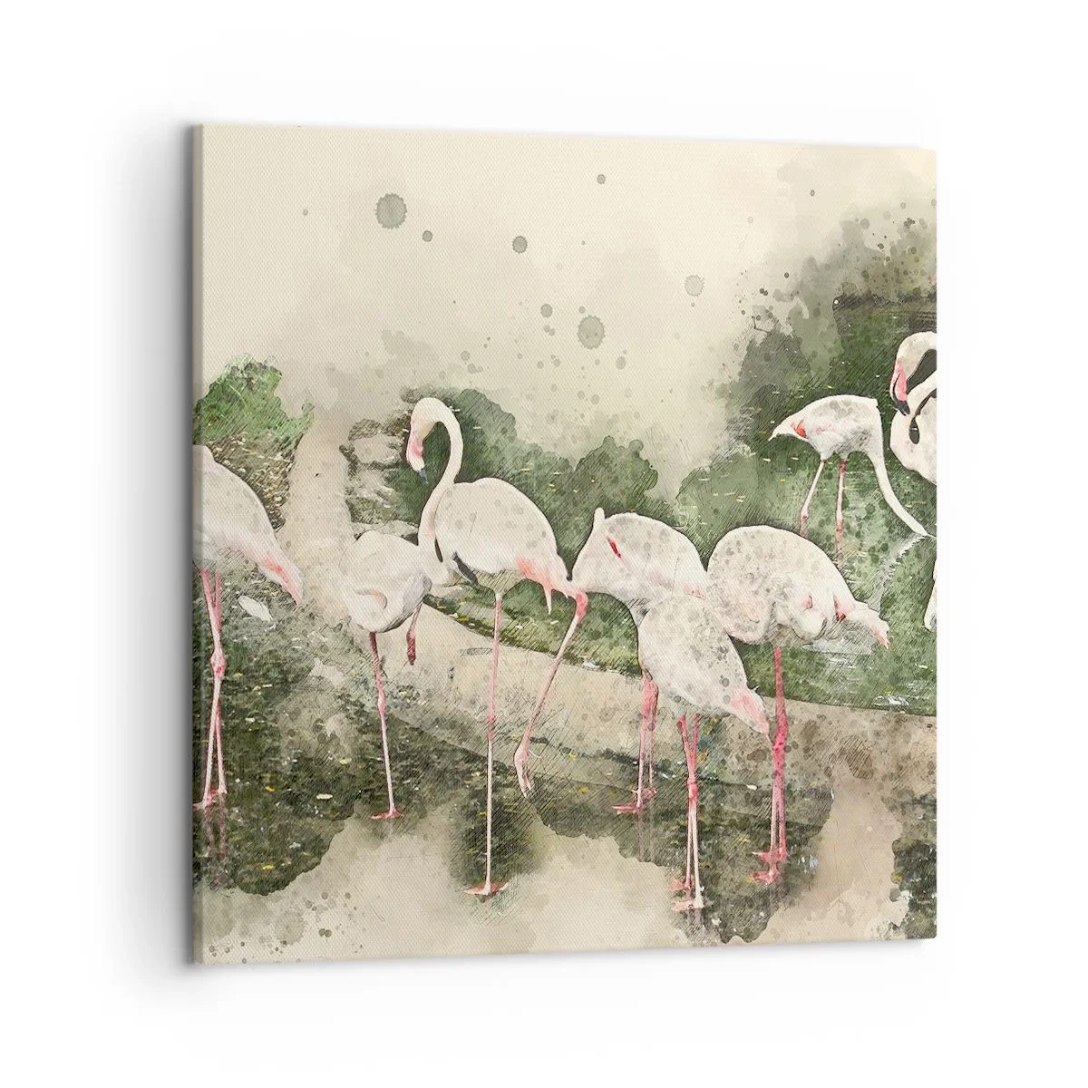 Bild auf Leinwand - Leinwandbild - Exotischer Traum - 50x50 cm