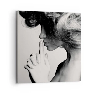 Bild auf Leinwand - Leinwandbild - Auf sich selbst hören - 60x60 cm