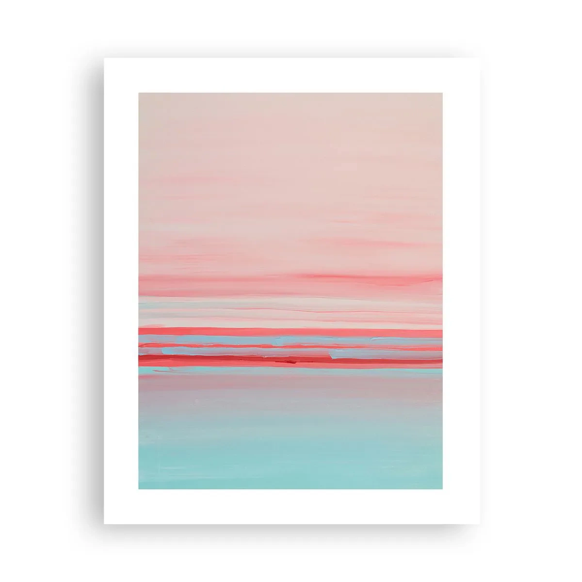 Poster - Abstraktion im Morgengrauen - 40x50 cm