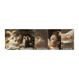 Fototapeten Muster Premium Sand - Und es gab Poesie - Abstraktion, Phönix, Frau - 100x30 cm
