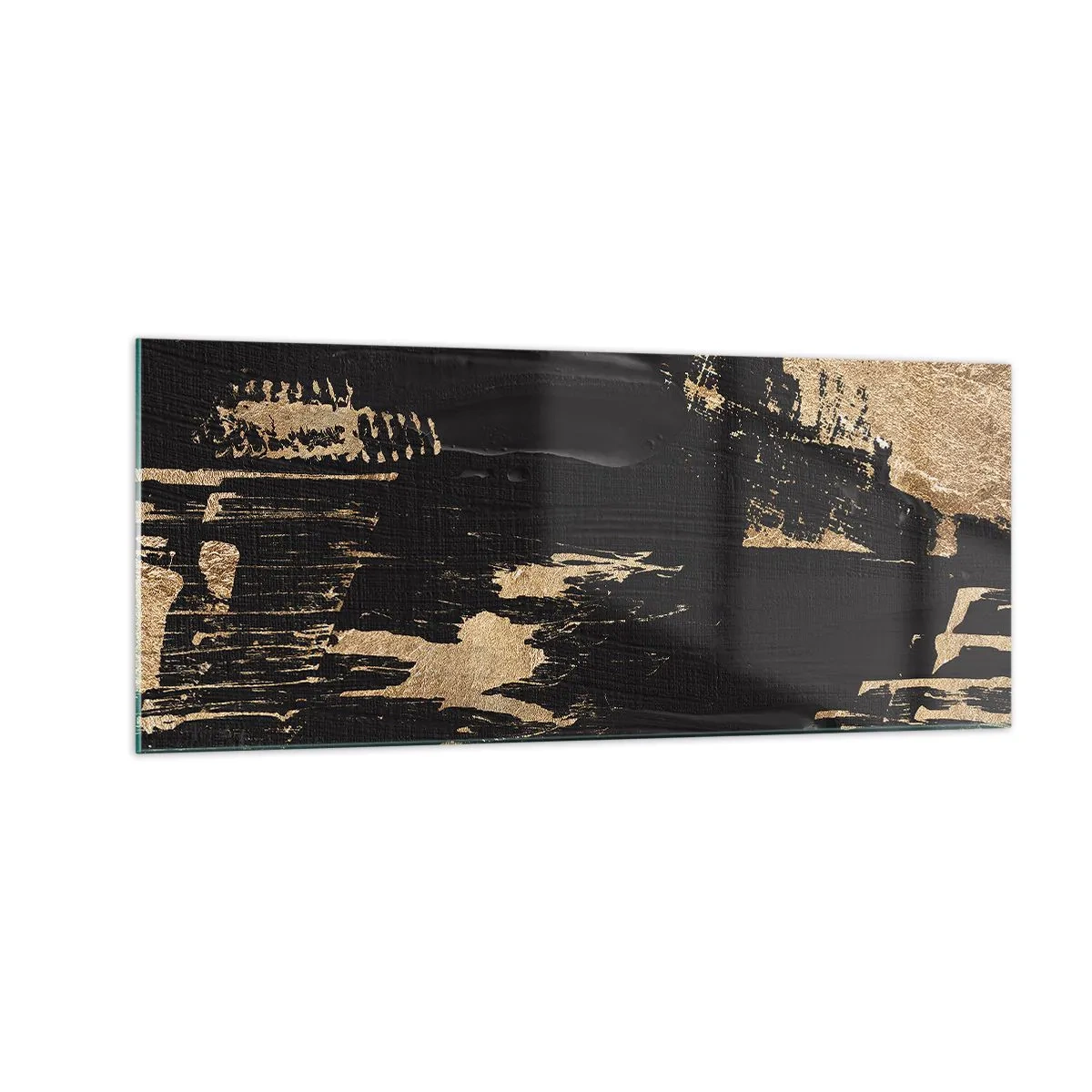 Glasbild - Bild auf glas - Spur einer Berührung - 100x40 cm