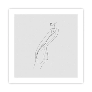 Poster - Bloß ein Versprechen - 50x50 cm